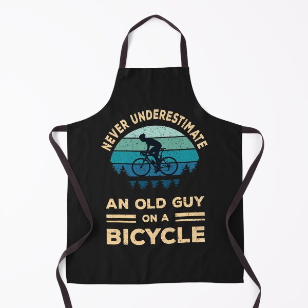 Item preview, Never Underestimate an Old Guy On A Bicycle Cycling Bike Men designed and sold by ArleneRowe.