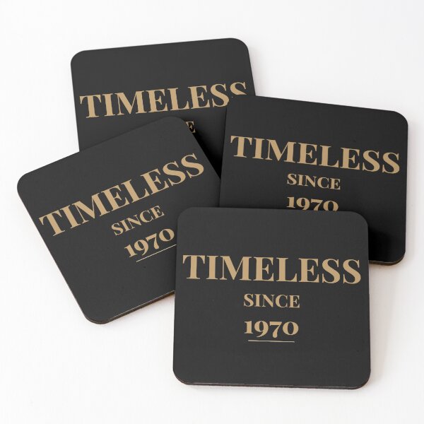 Item preview, Timeless Since 1970 Minimalist Vintage Birth Year designed and sold by EchoPrint Co..