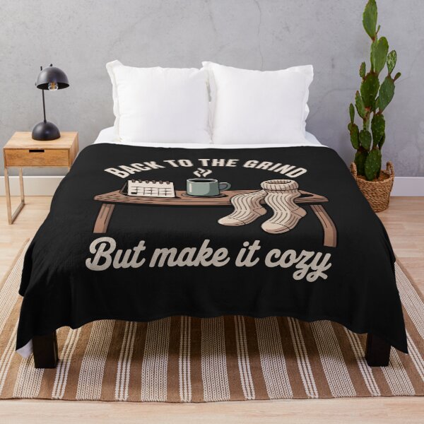 Item preview, Back to the Grind but Make It Cozy | Cozy Work Quote designed and sold by ThatBBStore.