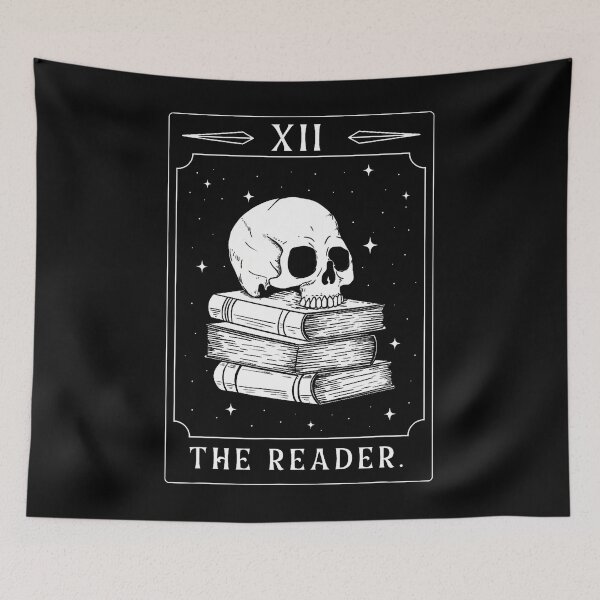 Item preview, The Reader – Skull Books Shelf designed and sold by ydivotci44.