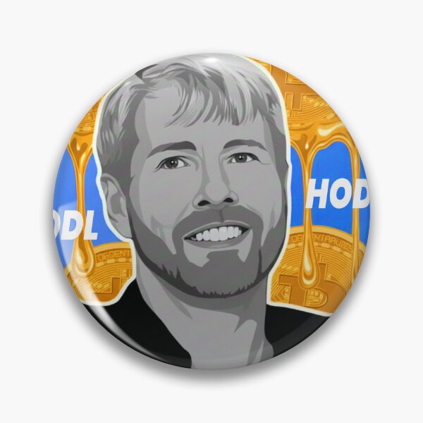 Item preview, Michael Saylor Bitcoin Maximalist | Digital Gold Drip Art (Saylor Stack Sats BTC HODL Crypto Art) designed and sold by FashionTraders.