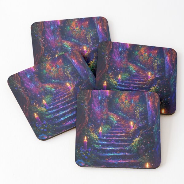 Item preview, Magical path of candles in cave designed and sold by Mianku | Für das Leben.