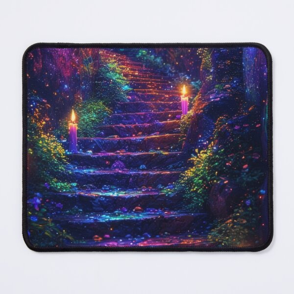 Item preview, Magical path of candles in cave designed and sold by Mianku | Für das Leben.