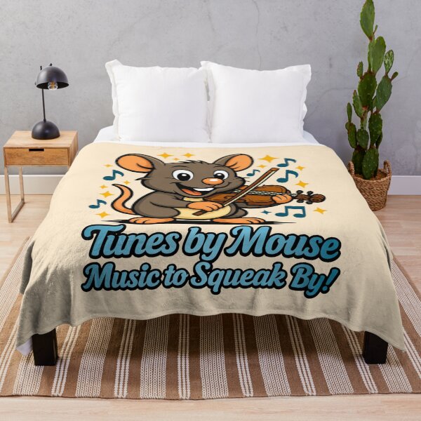 Item preview, Cute Mouse Musician Violin Cartoon designed and sold by Parallel Fold.