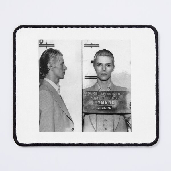 Item preview, David Bowie Mugshot designed and sold by DumbClutter.