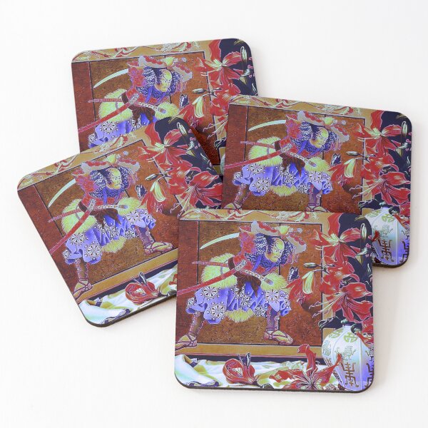 Item preview, Samurai & Red Lillies designed and sold by NightRaida.