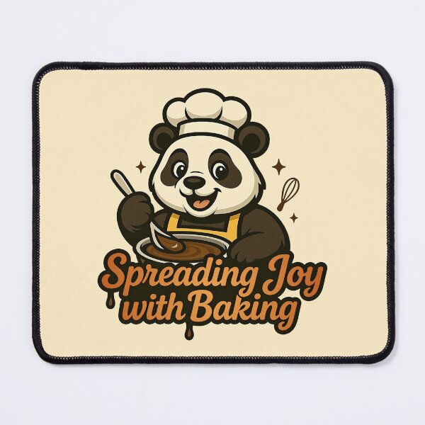 Item preview, Cute Panda Baker Spreading Joy designed and sold by Parallel Fold.
