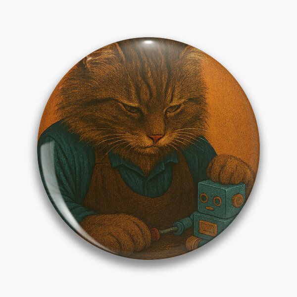 Item preview, Lincoln The Fluffy Toy Tinkerer designed and sold by Fort Galaxy.
