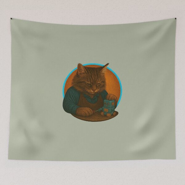 Item preview, Lincoln The Fluffy Toy Tinkerer designed and sold by Fort Galaxy.