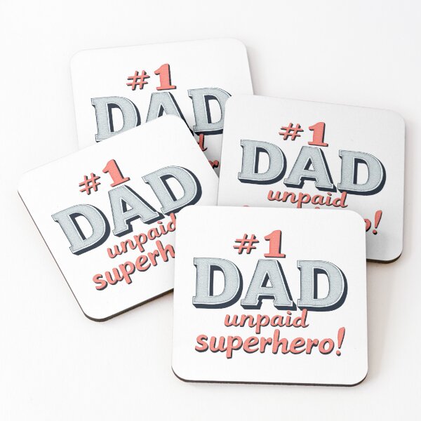 Item preview, #1 Dad Unpaid Superhero Father's Day designed and sold by SholoStudio.