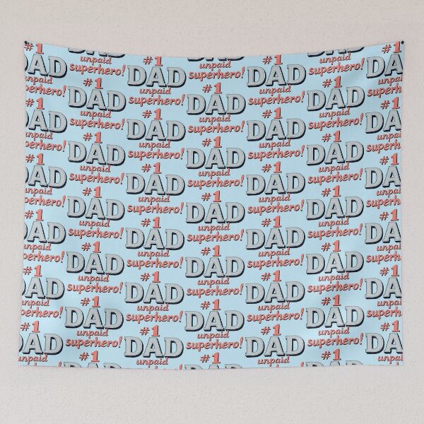 Item preview, #1 Dad Unpaid Superhero Father's Day designed and sold by SholoStudio.