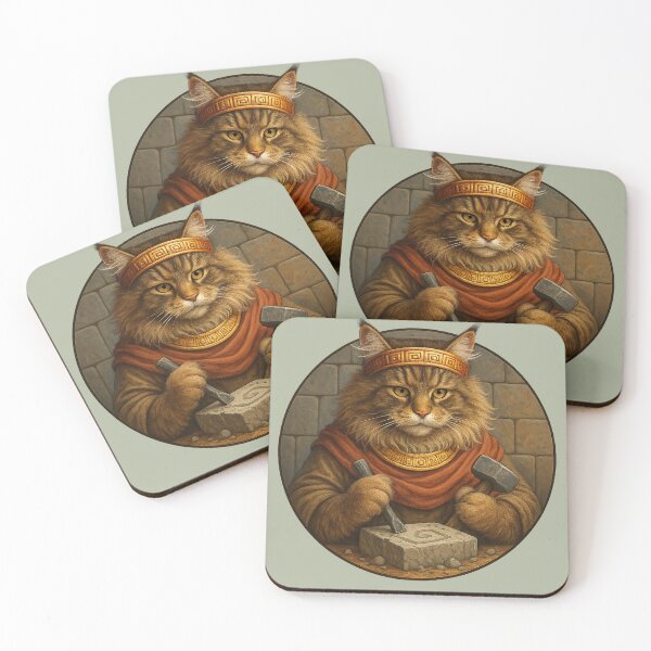 Item preview, The Maine Coon Carving History designed and sold by Fort Galaxy.
