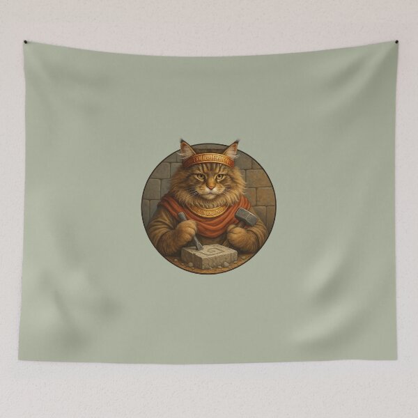 Item preview, The Maine Coon Carving History designed and sold by Fort Galaxy.