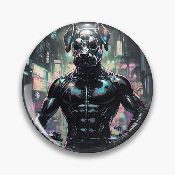 Item preview, Pup Play - CyberPup Gay Leather Bar Berlin Pride Graphic Design designed and sold by ItsAKinkThing.