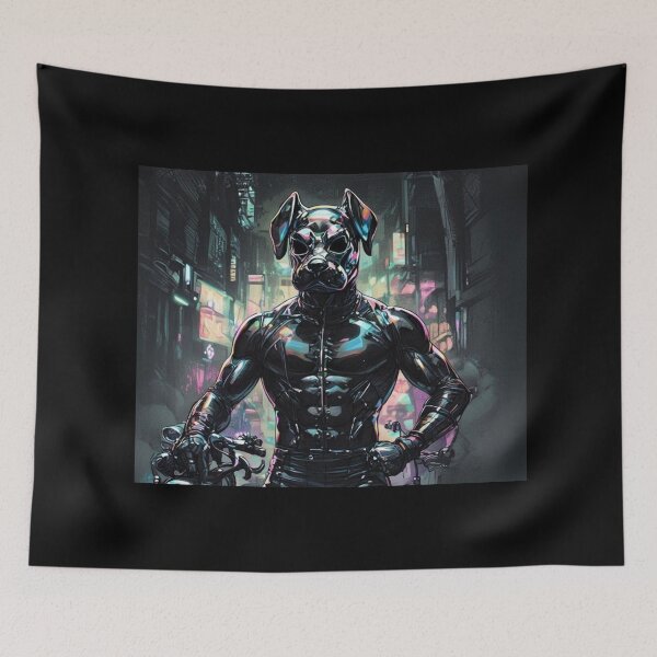 Item preview, Pup Play - CyberPup Gay Leather Bar Berlin Pride Graphic Design designed and sold by ItsAKinkThing.