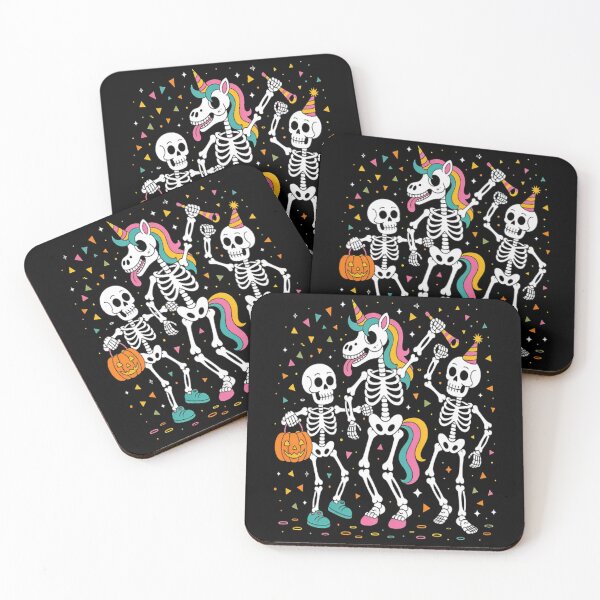 Item preview, Dab Skeleton Unicorn Pumpkin Spooky Halloween designed and sold by mandiana.