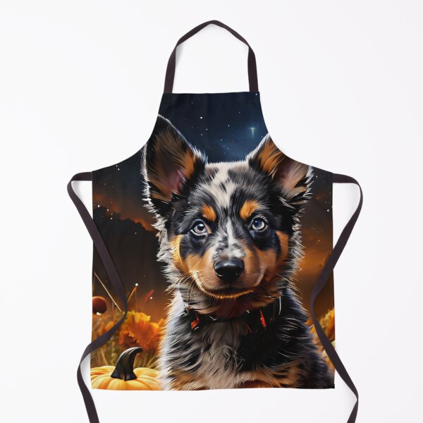 Item preview, Puppy in a pumpkin patch, autumn magic designed and sold by Mianku | Für das Leben.