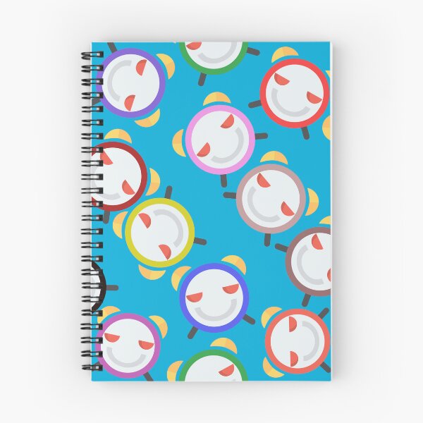 Item preview, Kawaii Alarm Clock Repeat Pattern – Bright & Fun Design designed and sold by DualEnergy.
