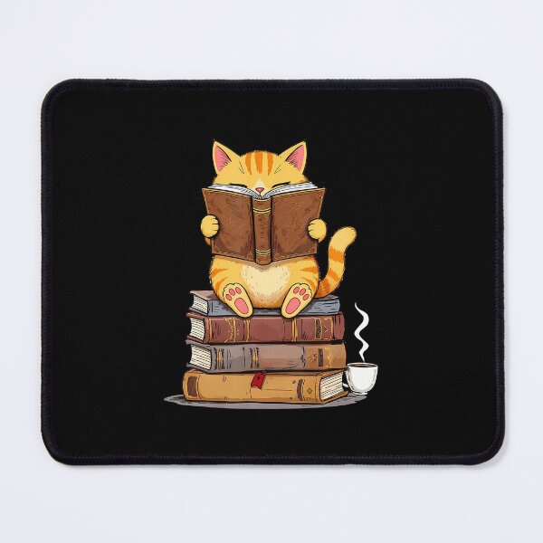Item preview, Reading Cat – Book Club Librarian designed and sold by ydivotci44.