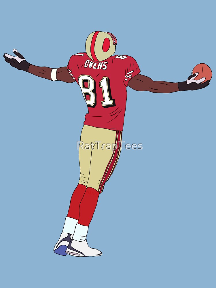 Terrell Owens San Francisco 49ers Football Illustrated Art 