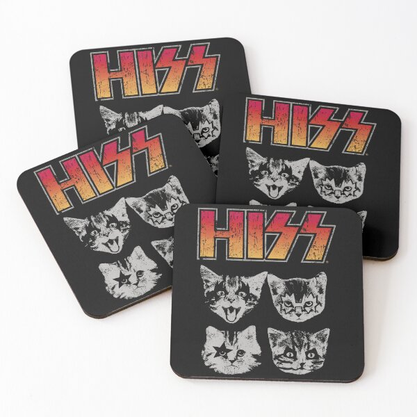 Item preview, Hiss Cat Funny Cats Kittens Rock Music Cat Lover Hiss designed and sold by TyrelKoch.