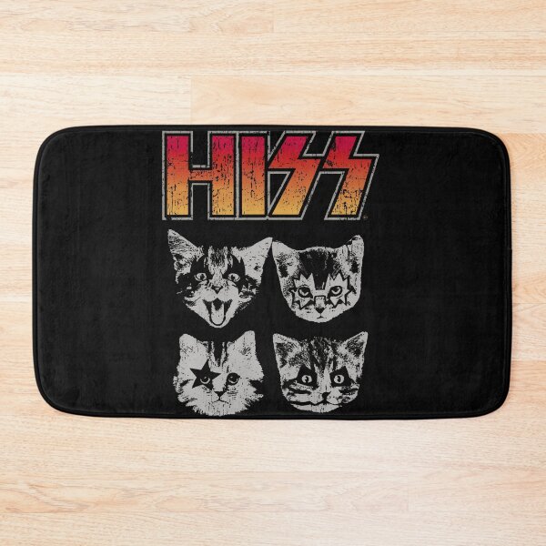 Item preview, Hiss Cat Funny Cats Kittens Rock Music Cat Lover Hiss designed and sold by TyrelKoch.