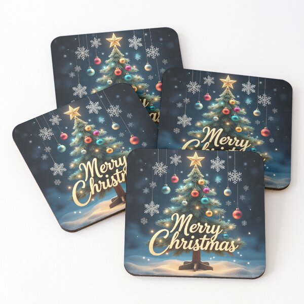 Item preview, Colorful bright Christmas tree design for cheerful festive holiday products. designed and sold by LeoArt007.