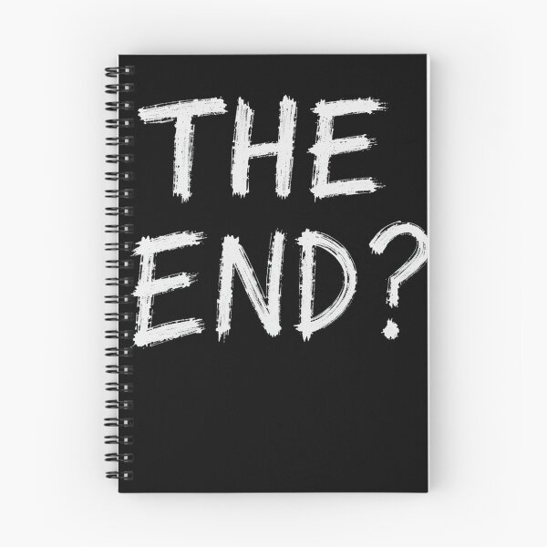 Item preview, The End? – Bold Minimal Quote That Sparks Curiosity designed and sold by PixelVibe782.
