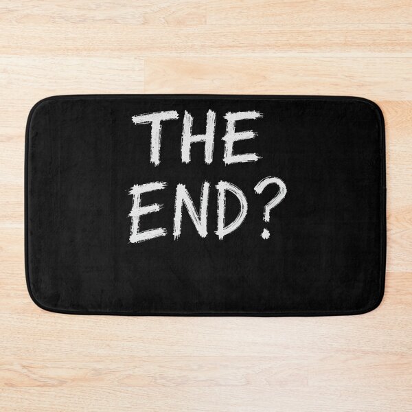 Item preview, The End? – Bold Minimal Quote That Sparks Curiosity designed and sold by PixelVibe782.