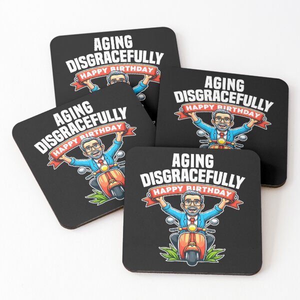 Item preview, AGING DISGRACEFULLY - BIRTHDAY GIFT designed and sold by KEF Custom.