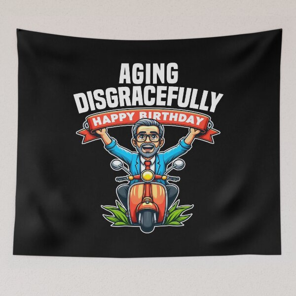 Item preview, AGING DISGRACEFULLY - BIRTHDAY GIFT designed and sold by KEF Custom.