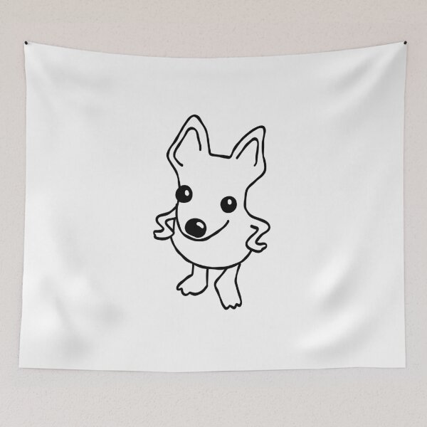 Item preview, Small chihuahua brainrot meme dog designed and sold by Leila & the stars.