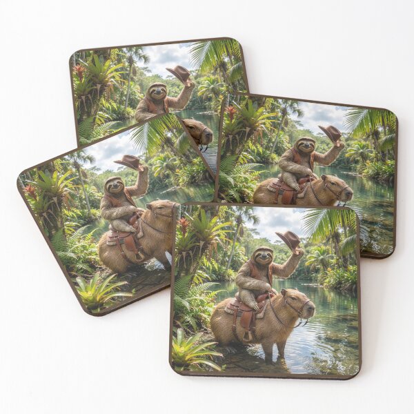 Item preview, Friendly Cowboy Sloth  designed and sold by Tridentulus.