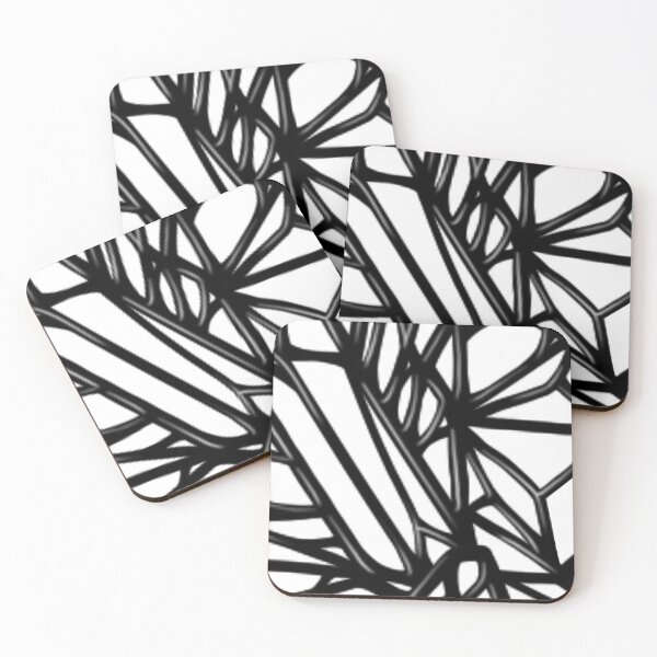 Item preview, Abstract Frost Lines designed and sold by Ink-Art-Co.