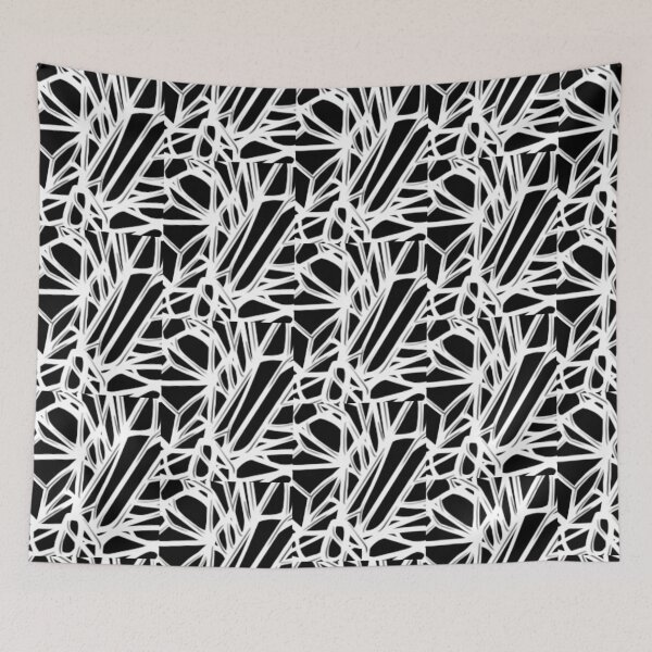 Item preview, Abstract Frost Lines designed and sold by Ink-Art-Co.