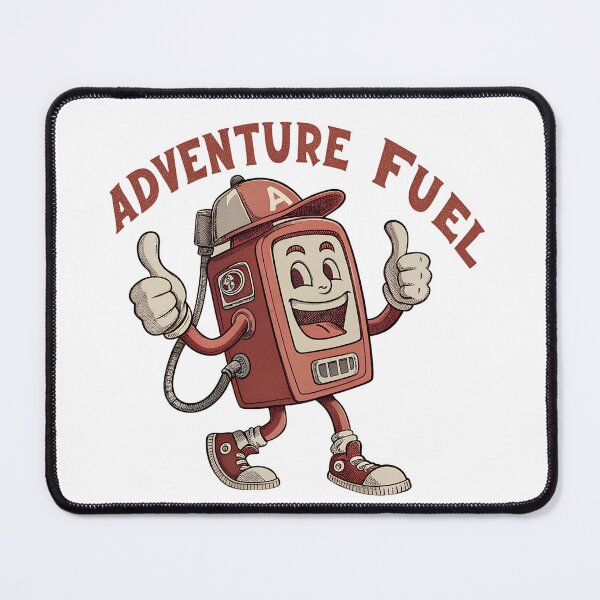 Item preview, Cartoon Gas Pump Character Wearing a Baseball Cap Gives a Thumbs Up for Adventure Fuel designed and sold by Ag49D.
