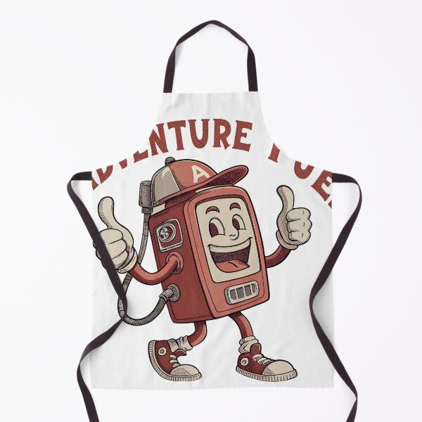 Item preview, Cartoon Gas Pump Character Wearing a Baseball Cap Gives a Thumbs Up for Adventure Fuel designed and sold by Ag49D.