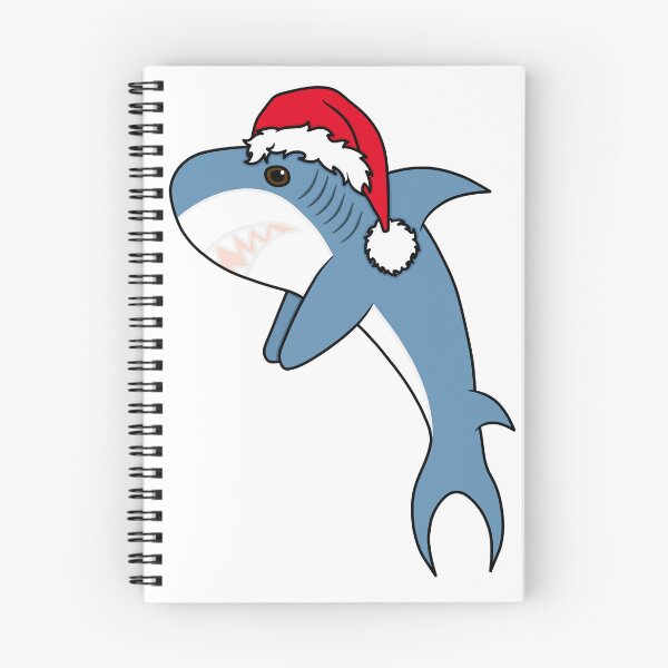 Item preview, Blahaj With Santa Hat designed and sold by Lightning Bolt's Merchandise.