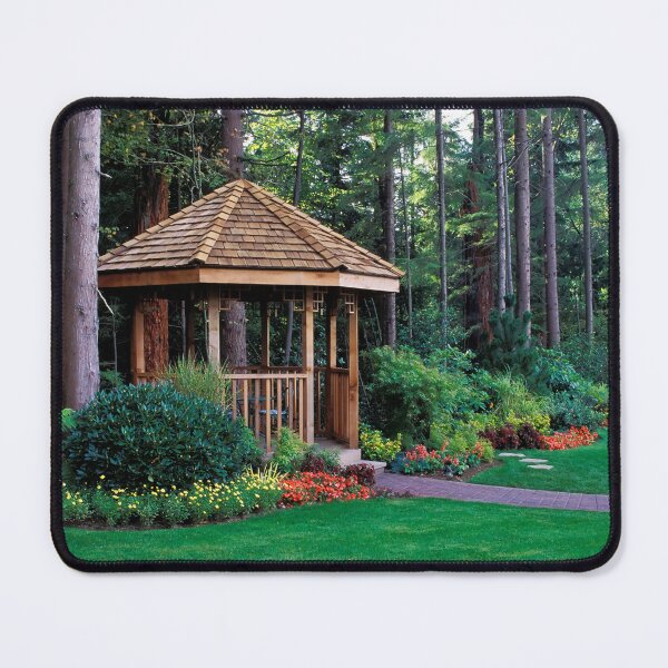 Item preview, Wooden Cedar Gazebo Park Pathway designed and sold by Kevin Miller Photography.