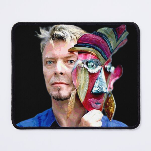 Item preview, David Bowie with a Colorful Mask designed and sold by YuckyCat.