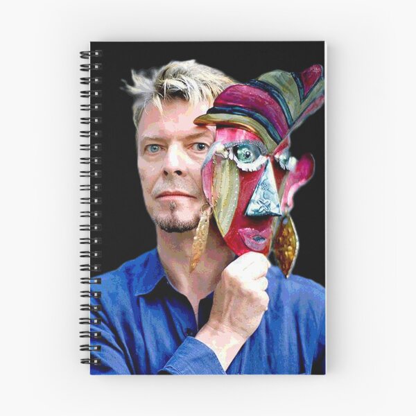 Item preview, David Bowie with a Colorful Mask designed and sold by YuckyCat.