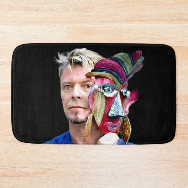 Item preview, David Bowie with a Colorful Mask designed and sold by YuckyCat.