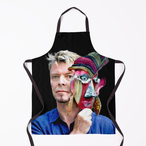 Item preview, David Bowie with a Colorful Mask designed and sold by YuckyCat.