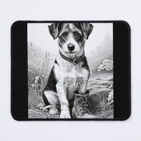 Item preview, Adventurous dog with hiking boot motif designed and sold by Mianku | Für das Leben.