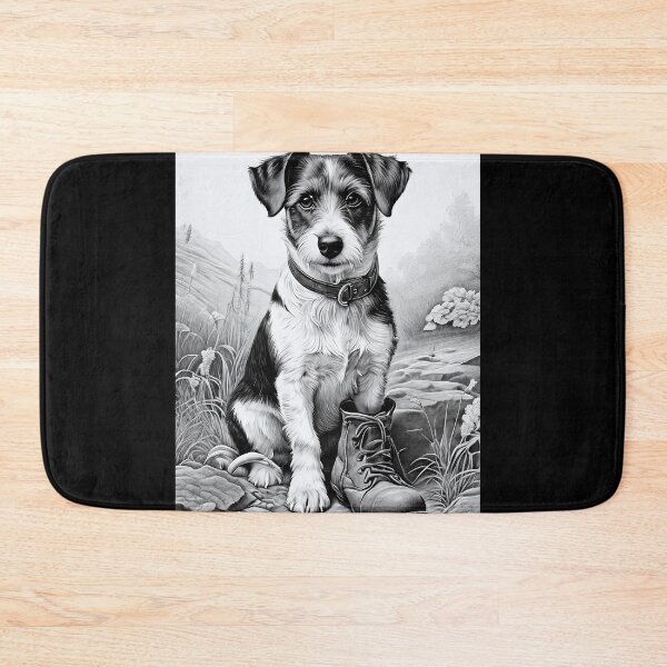 Item preview, Adventurous dog with hiking boot motif designed and sold by Mianku | Für das Leben.