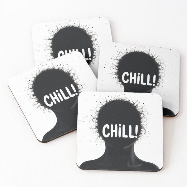 Item preview, Chill!! – Playful Minimal Message with Relaxed Energy designed and sold by PixelVibe782.