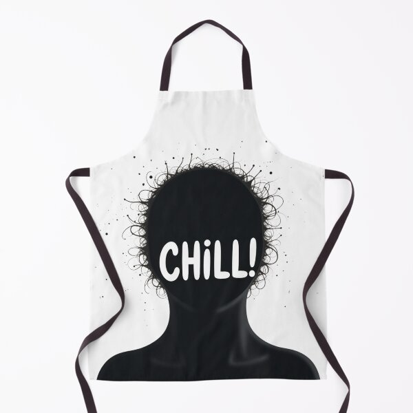 Item preview, Chill!! – Playful Minimal Message with Relaxed Energy designed and sold by PixelVibe782.