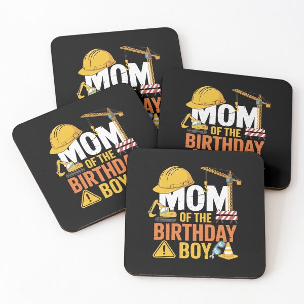 Item preview, Mom of the Birthday Construction Worker Boy Crew Bday designed and sold by Catharsiscath.