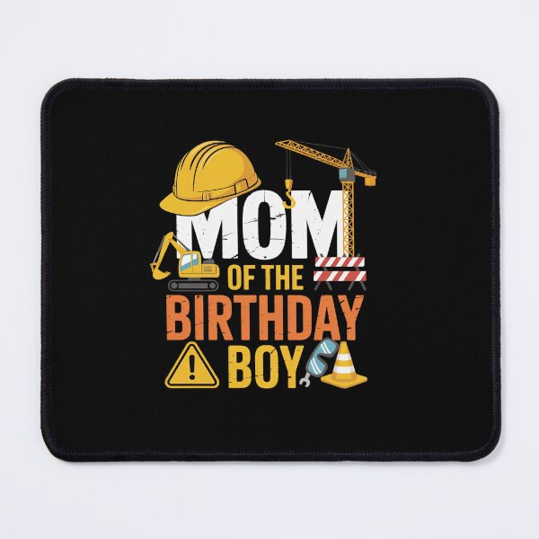 Item preview, Mom of the Birthday Construction Worker Boy Crew Bday designed and sold by Catharsiscath.