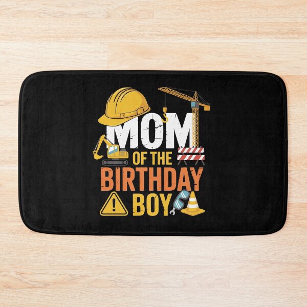 Item preview, Mom of the Birthday Construction Worker Boy Crew Bday designed and sold by Catharsiscath.